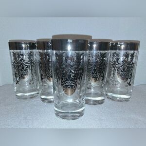 MCM 60s Kimiko Barware Highball Tumblers, Set Of 8